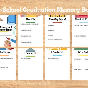Printable Preschool Memory Book for Graduation