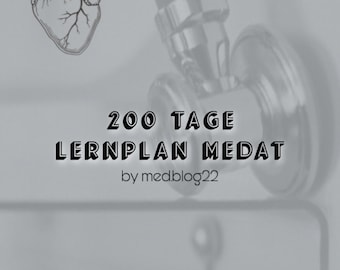 200 Tage Lernplan MedAT by med.blog22