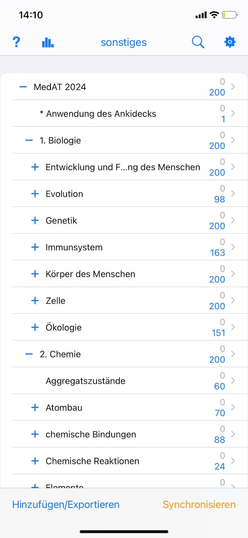 BMS Ankideck MedAT Bild 3