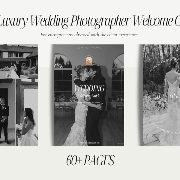 The Luxury Wedding Photographer Welcome Guide