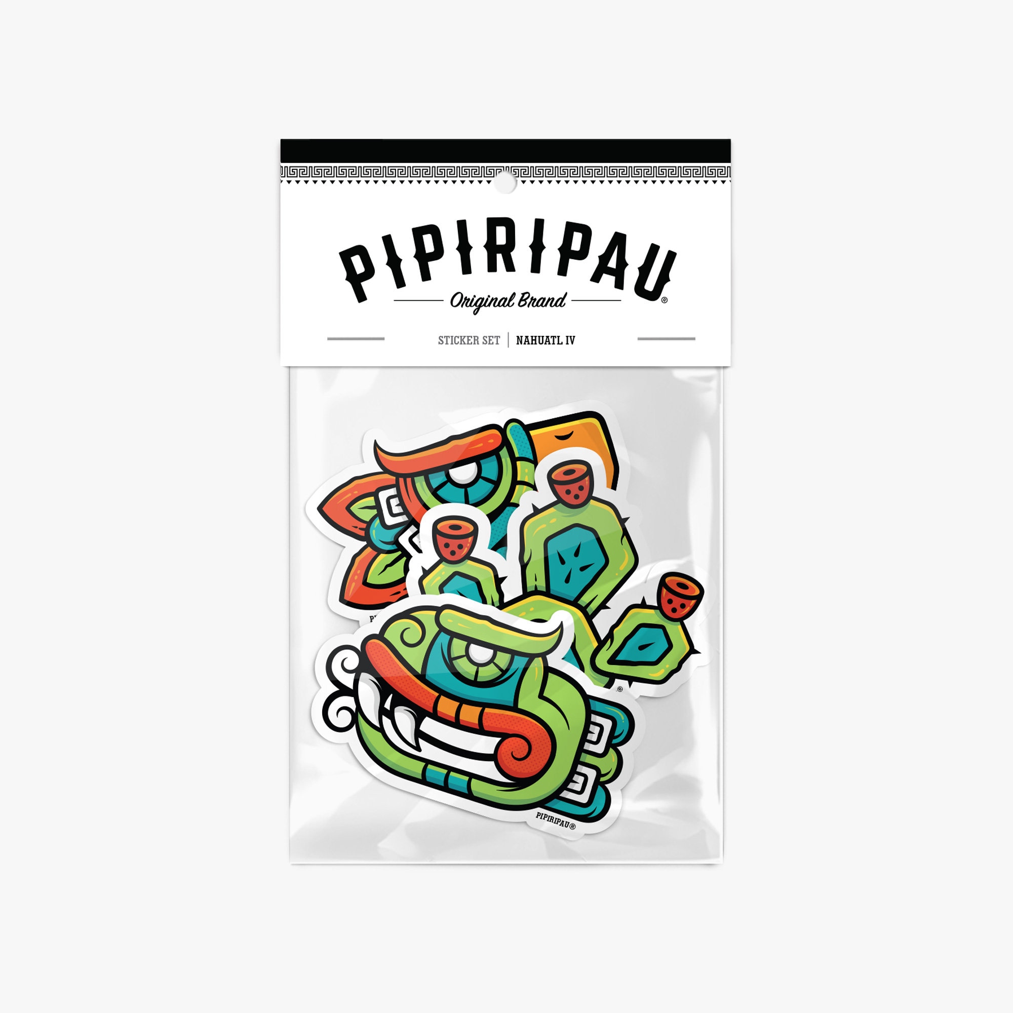 Aztec Vinyl Sticker Pack: Eagle, Cactus & Serpent - Nahuatl Art - Etsy