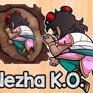 Nezha KO || LMK Vinyl Stickers || Monkie Kid