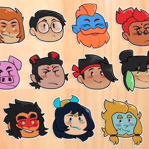 LMK Chibi Head 2 inch Vinyl Sticker