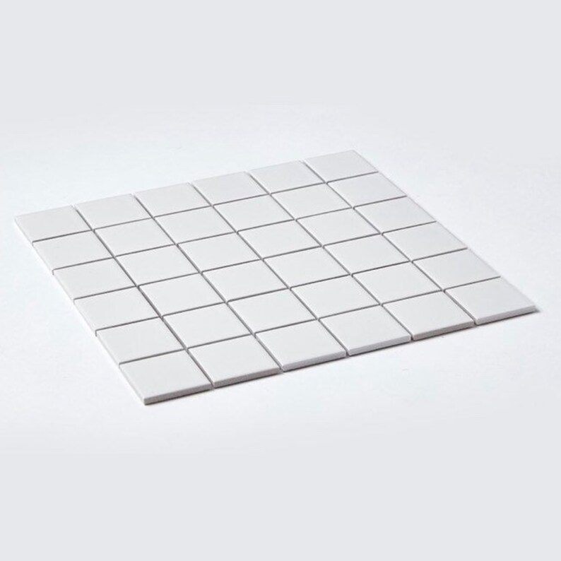 Ceramic Mosaic Tiles Sheet Etsy