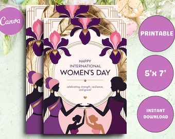 International Women's Day Card: Feminist Printable (Digital Download)
