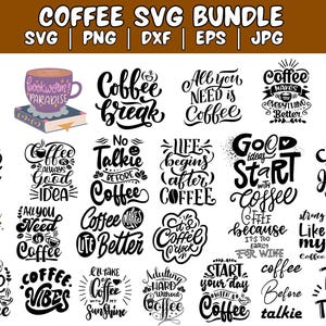 Coffee SVG Bundle, Funny Coffee SVG, Caffeine Queen, Coffee Lovers, Coffee Obsessed, Mug Svg, Coffee mug, Cut File Cricut, Silhouette file