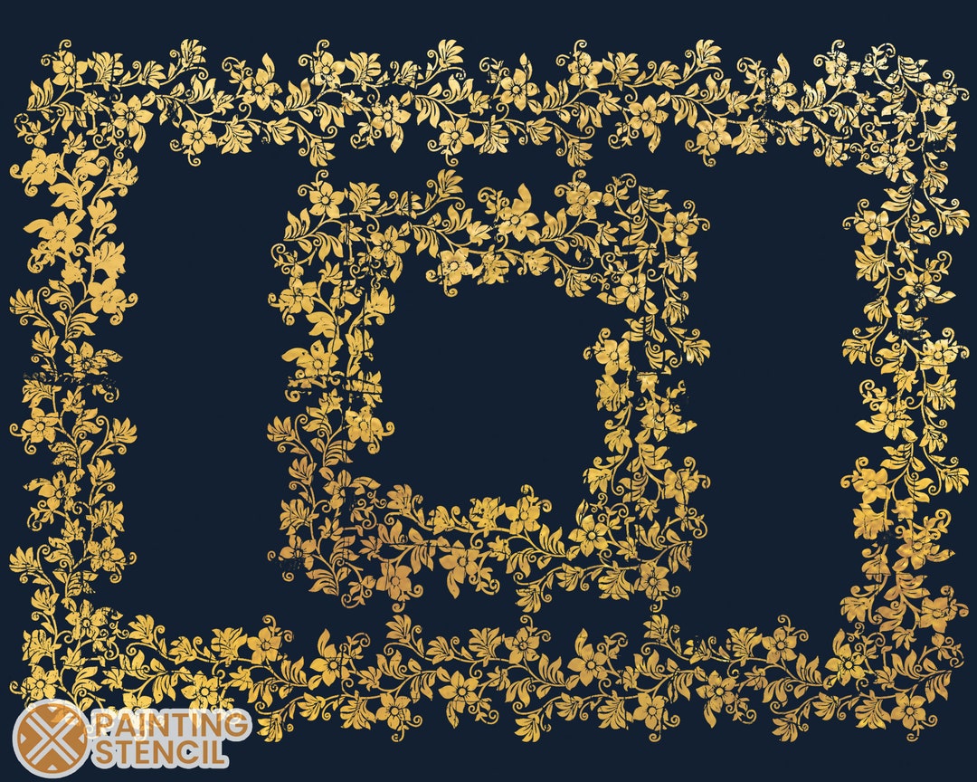 Ivy Leaf Wall Stencil | 3343 By Designer Stencils | Floral Stencils | Reusable Art Craft Stencils For Painting On Walls, Canvas, Wood | Reusable Plastic Paint Stencil For Home Makeover