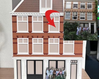 Custom Wood House Model, Personalized Home Replica, New Homeowner Gift, Custom Model House, Custom House Photo, Custom Home Replica