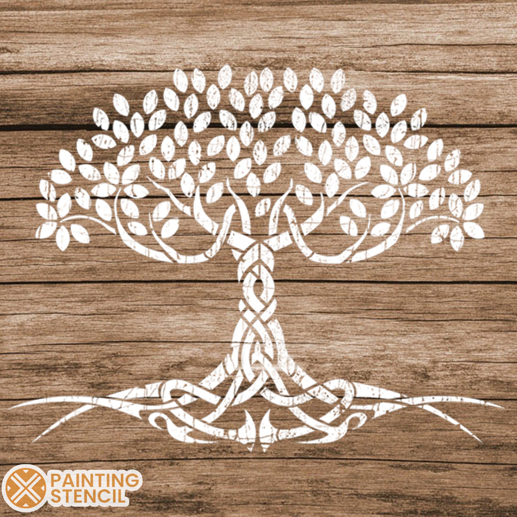 Celtic Tree Stencil Tree of Life Stencil Stencil Tree Large - Etsy