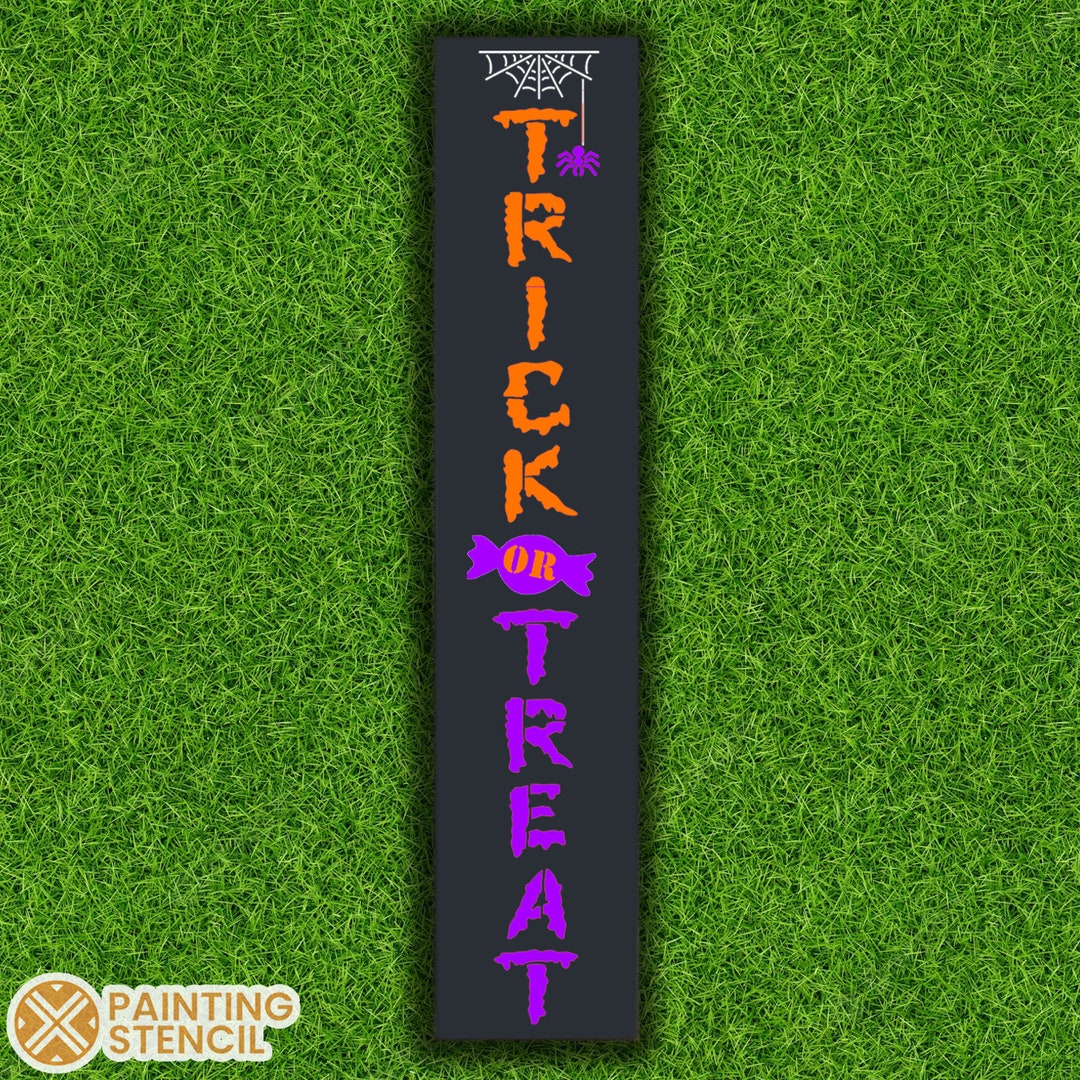 Trick Or Treat Stencil DIY Halloween Decor Halloween Stencil Etsy trick-or-treat-stencil-diy-halloween-decor-halloween-stencil-etsy