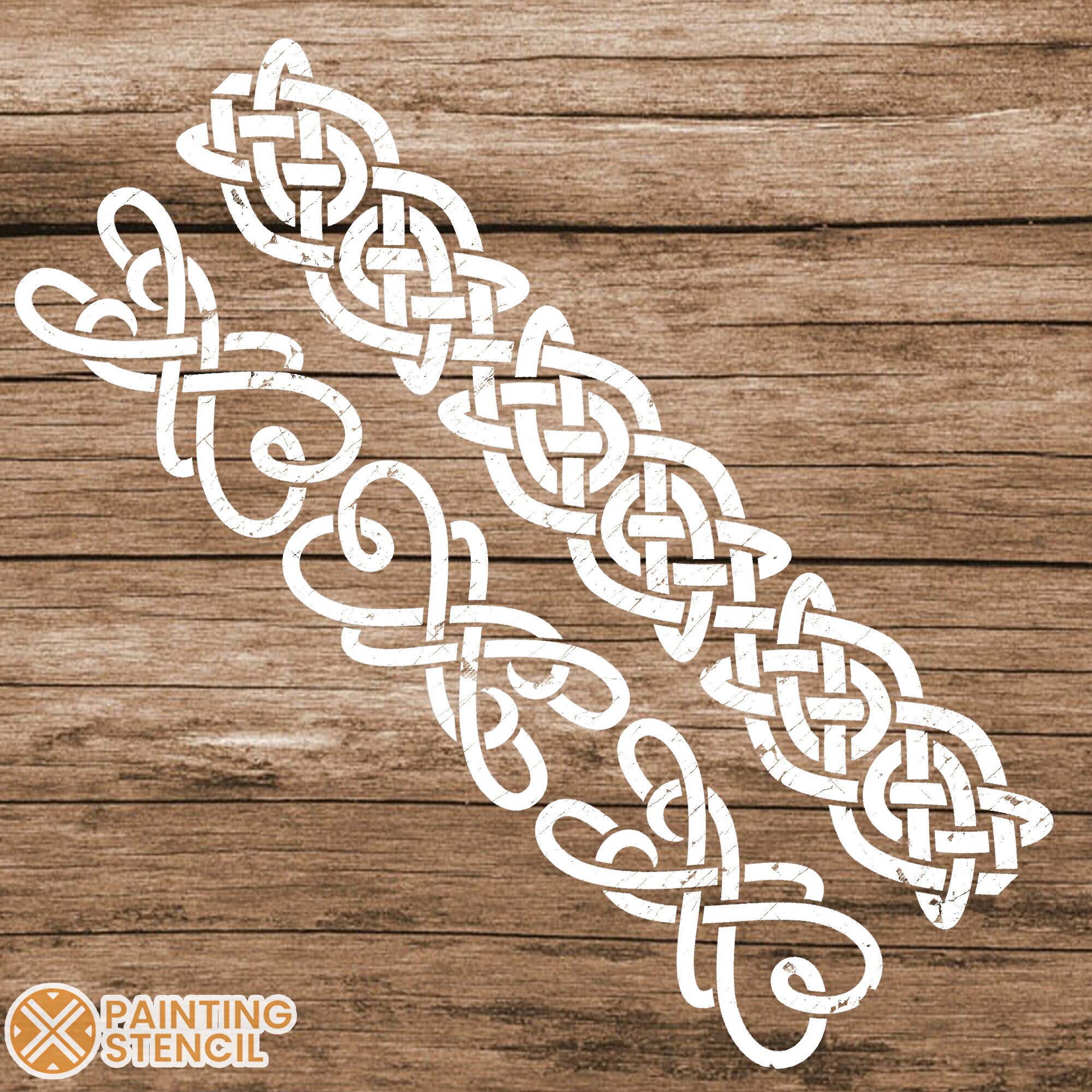 Celtic Border Stencil, Celtic Border Stencil for Walls &amp; Furniture ...