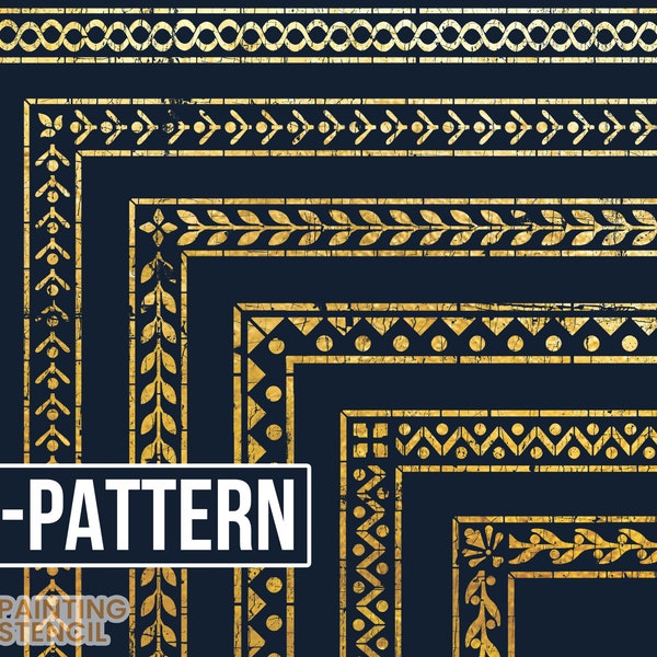 Victorian Stencil Etsy