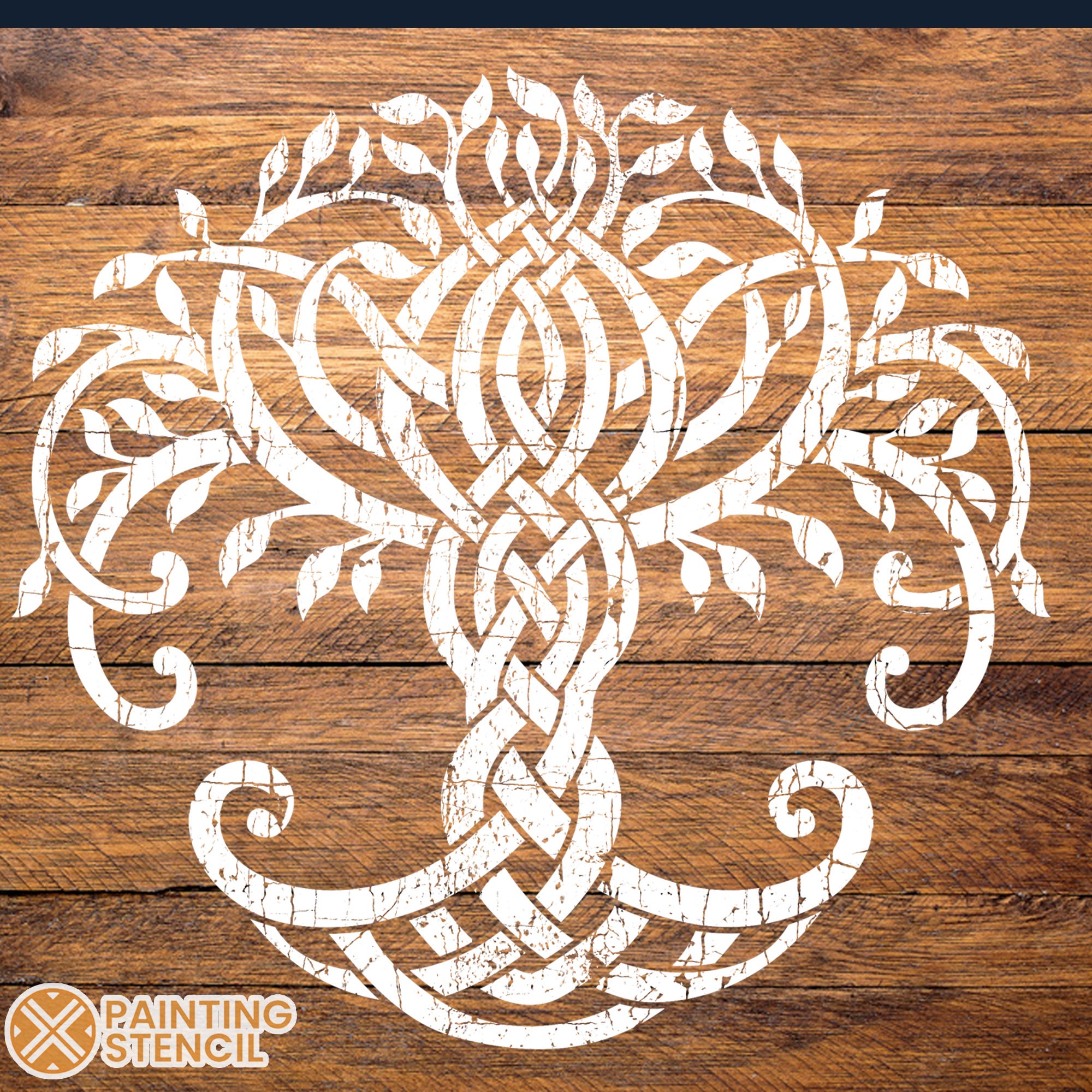 Stencil Tree, Tree of Life Stencil, Celtic Tree Stencil, Large Tree of ...