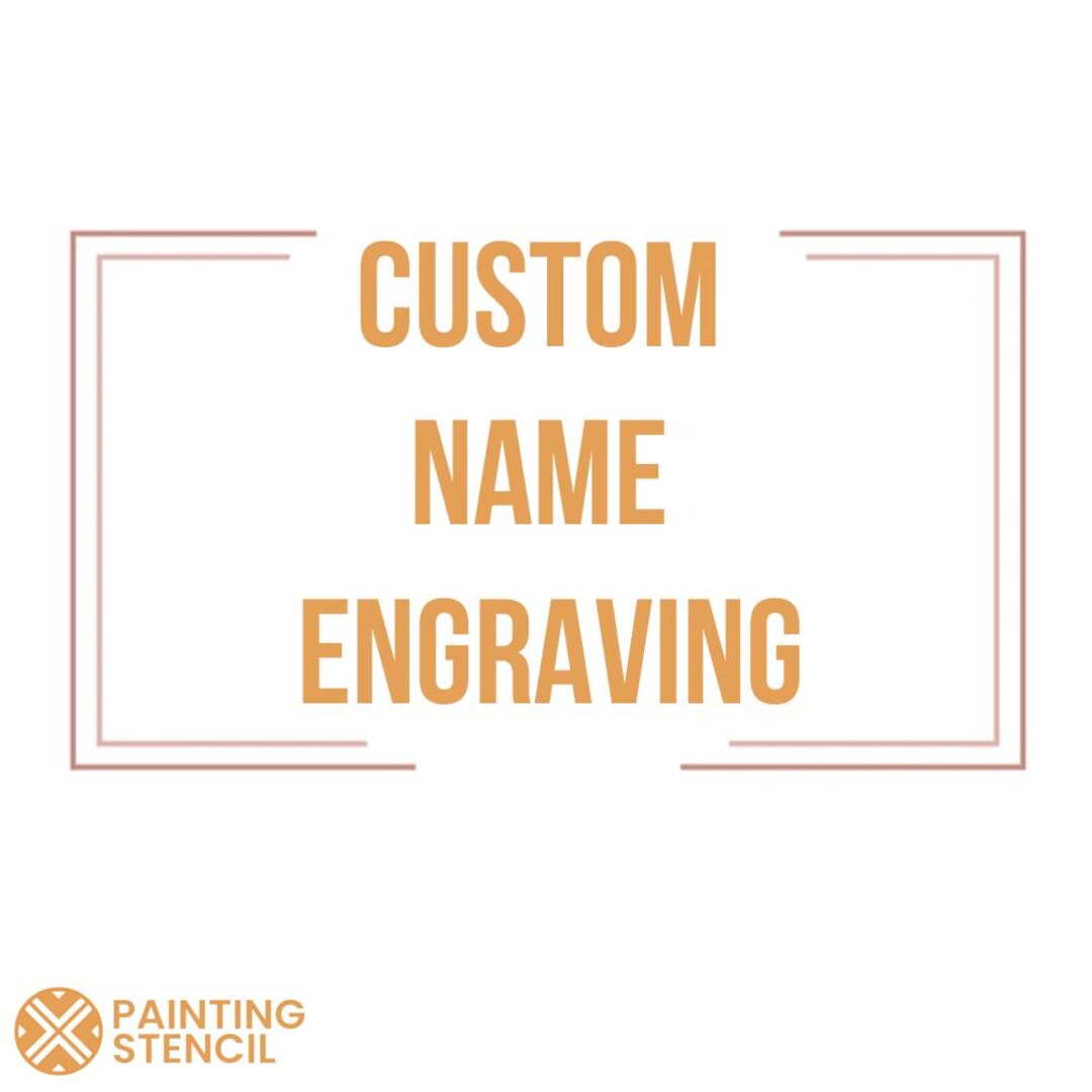 Custom Name Engraving - Etsy