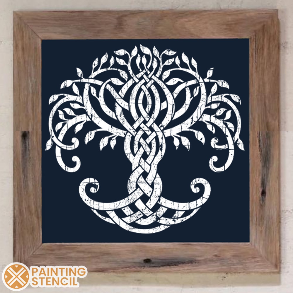 Stencil Tree, Tree of Life Stencil, Celtic Tree Stencil, Large Tree of ...