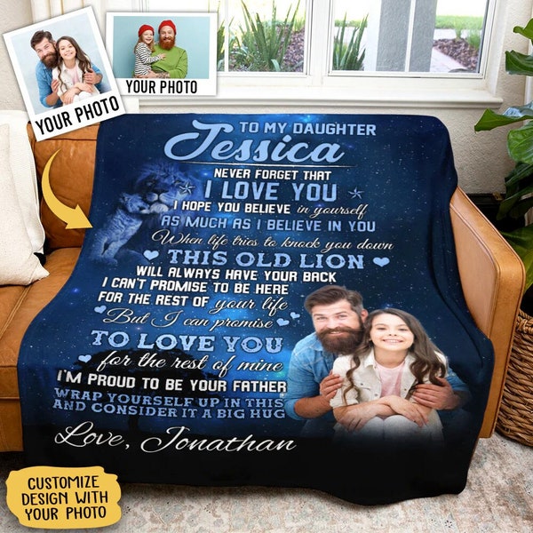 Daughter Blanket From Mom and Dad Etsy