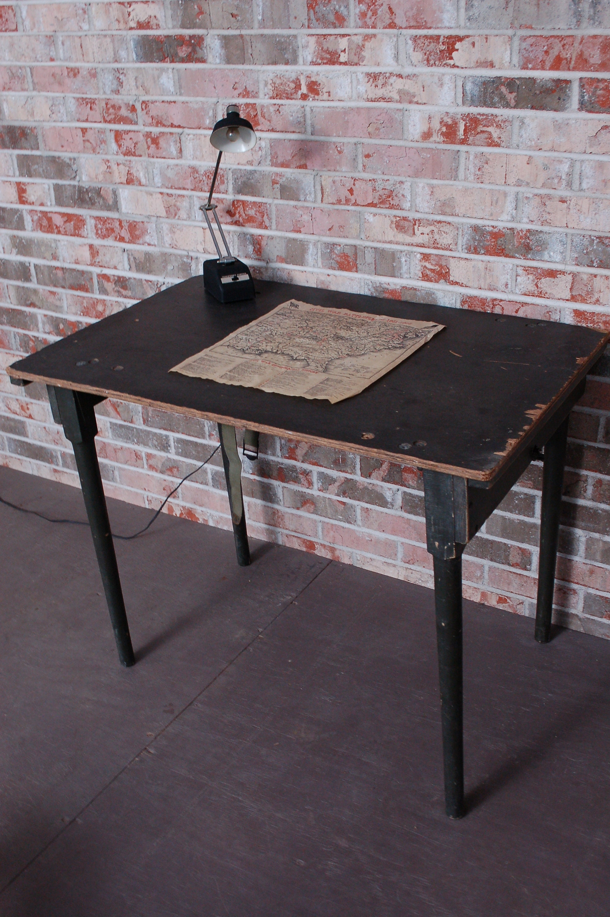 Vintage Military Wooden Folding Field Table - Etsy