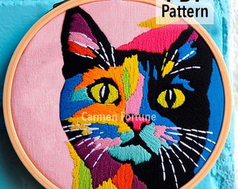 絵画 手刺繍 重なる手のための刺繍。今はまだ真っ白。