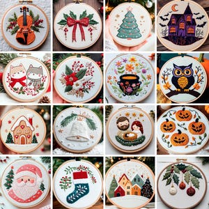 WHOLE SHOP Bundle, Hand Embroidery Pattern PDF, Hand Embroidery Design, current and future designs, Lifetime access, Instant Download image 9