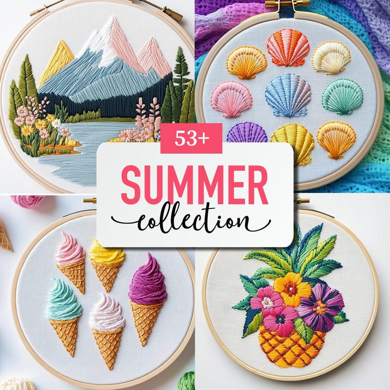 WHOLE SHOP Bundle, Hand Embroidery Pattern PDF, Hand Embroidery Design, current and future designs, Lifetime access, Instant Download image 16