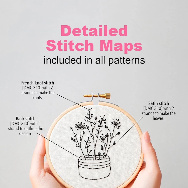 WHOLE SHOP Bundle, Hand Embroidery Pattern PDF, Hand Embroidery Design, current and future designs, Lifetime access, Instant Download image 2