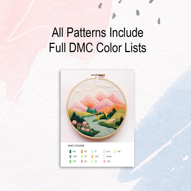 WHOLE SHOP Bundle, Hand Embroidery Pattern PDF, Hand Embroidery Design, current and future designs, Lifetime access, Instant Download image 5
