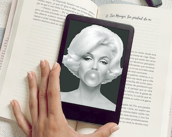 Marilyn Monroe Kindle Lock screen | Audrey | epub DIGITAL DOWNLOAD | eReader Wallpaper Screensaver | Full Screen