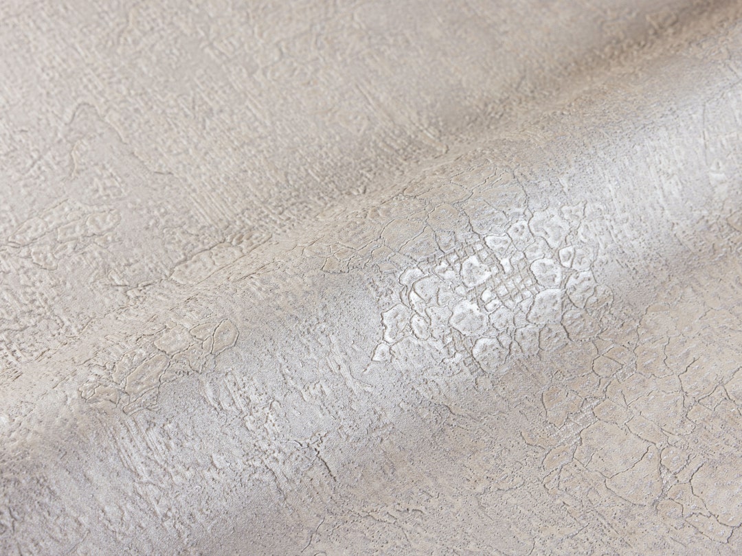 Modern Gray Embossed Wallpaper Home Wall Decor Aesthetic Etsy