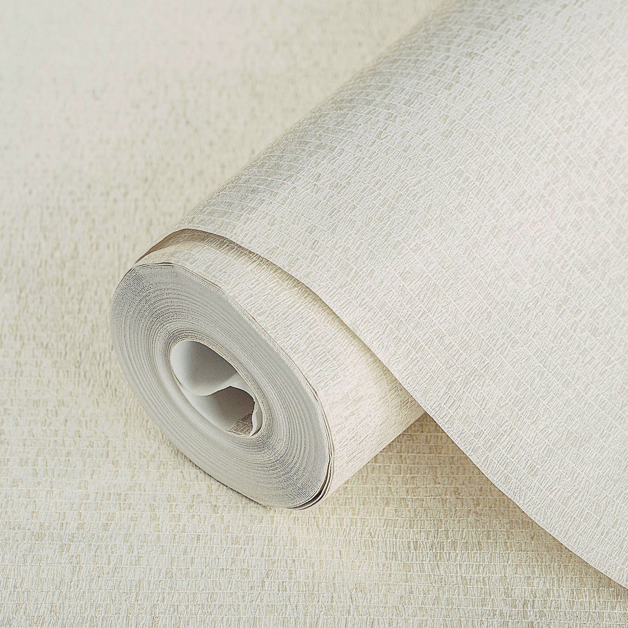 Shiny Luxury Embossed Textured Wallpaper, Light Color Yellow 3D Wall