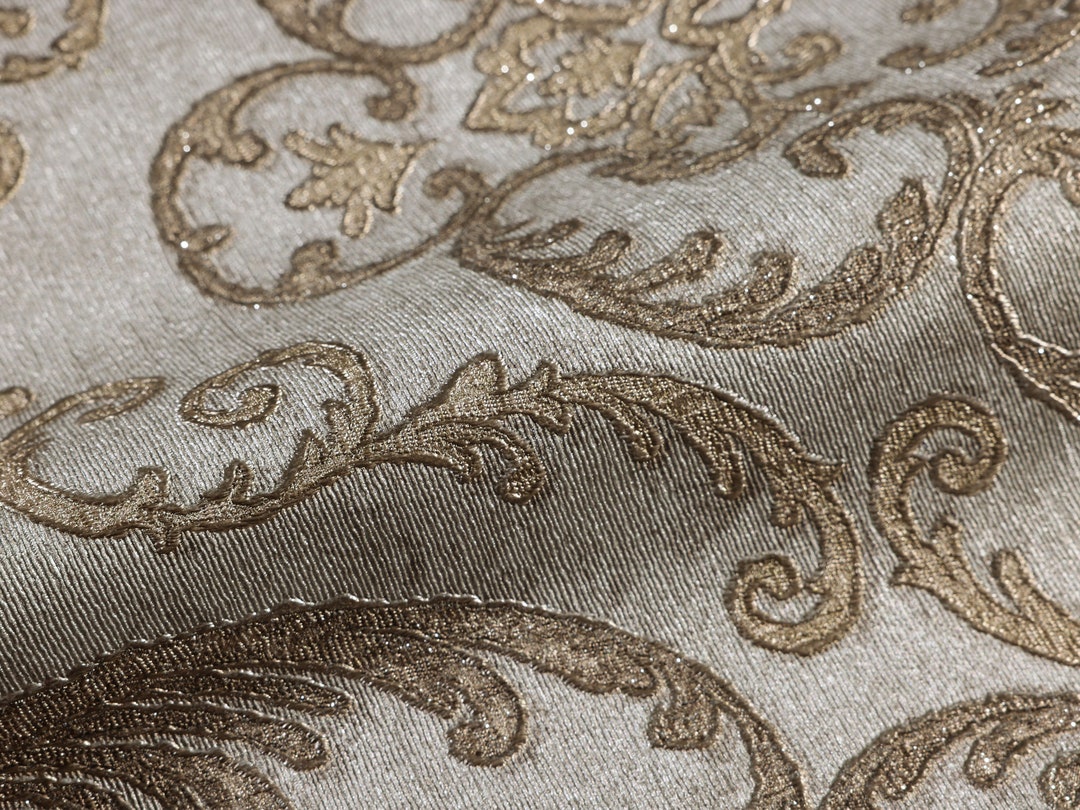 Elegant Damask Deep Embossed Wallpaper Extra Wide 114 Sq Ft - Etsy