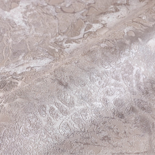 Beige Vein Marble Embossed Wallpaper, Home Wall Decor, Aesthetic Wallpaper, Textured Wallcovering Non-Adhesive, Large 177 sq ft Roll