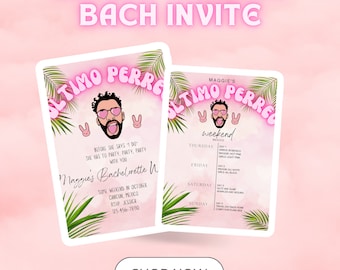 Bad Bunny Bachelorette Invitation