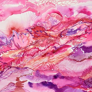 Paesaggio interiore - Onde rosse