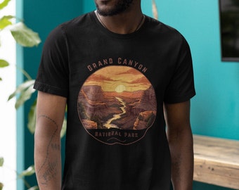 Chemise du Grand Canyon, chemise du parc national, chemise du parc du Grand Canyon, chemise de camping, chemise de randonnée, chemise de voyage du parc du Grand Canyon, t-shirt de montagne