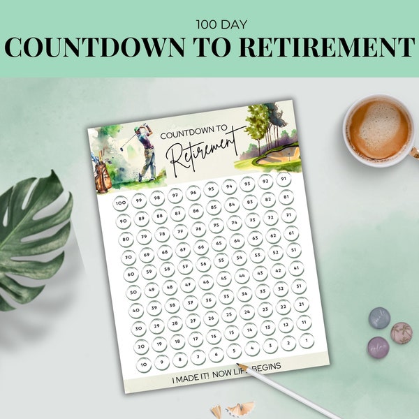 Retiree Calendar Etsy