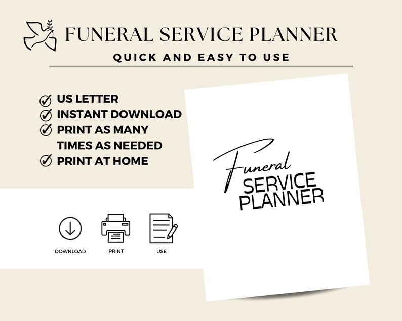 Minimalist Funeral Service Planner, Organizing Family Funerals
