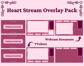 Hearts Stream-overlaypakket