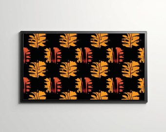 HERFST RITME | Herfstbladpatroon Binnen Buitendeurmat voor voordeur