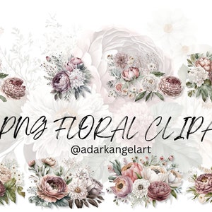 25 PNG watercolor Pink Roses Clipart, Austin Roses, Floral Arrangement, Rose Wreath, Wedding clipart, Instant Download, Commercial Use, POD