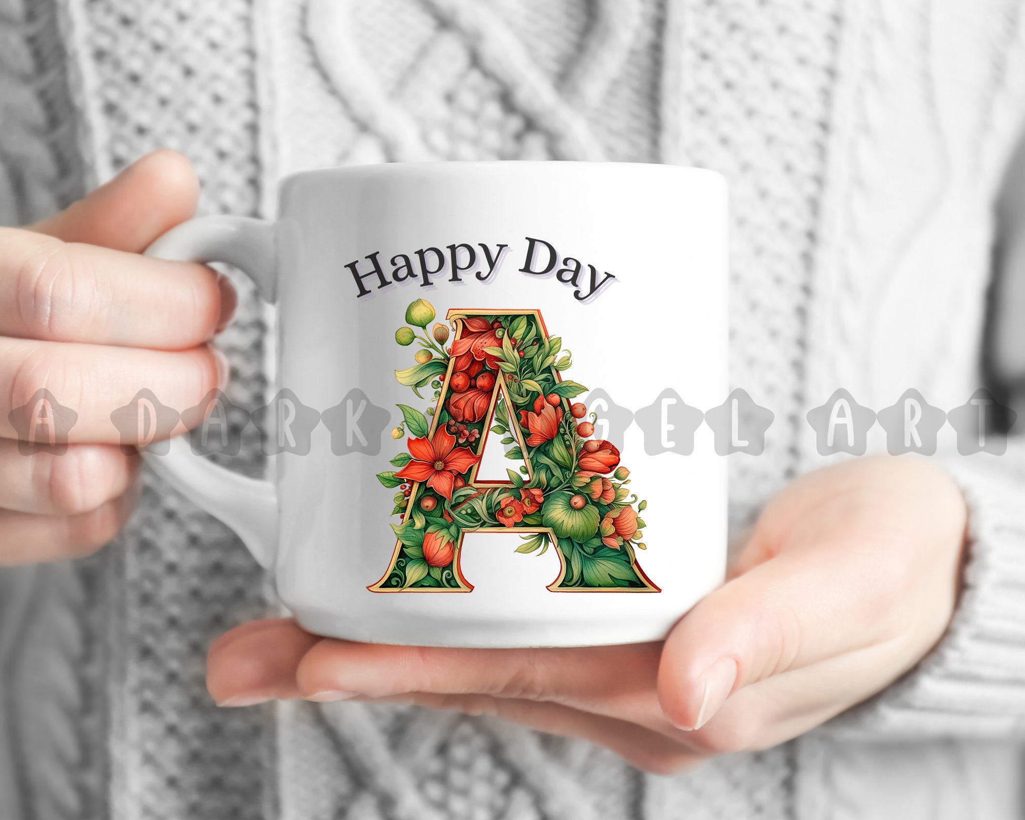 26 PNG Green Christmas Alphabet Clipart Christmas Letters Clip Art ...