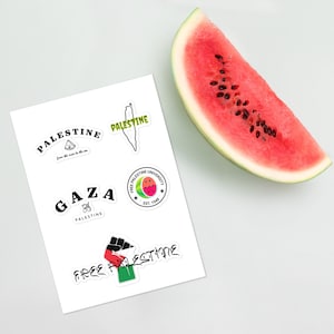 Free Palestine Sticker sheet, Palestine Stickers, Free Palestine Stickers