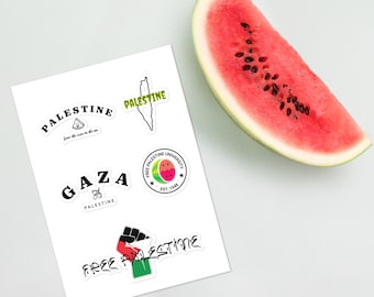 Free Palestine Sticker Bogen, Palestine Stickers, Free Palestine Stickers