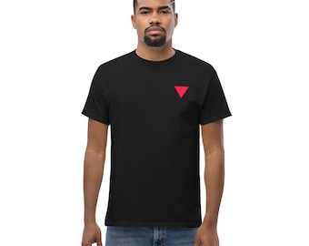 Red Triangle Unisex Classic Tee, Free Palestine, Gaza Shirt