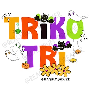 PNG file, triko tri, tricotri, ghost, spooky, mexican,  halloween,  PNG, sublimation file, transfer file, dtf file, tshirt design