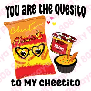 Hot, spicy chips, mexican snacks, PNG, nachos, salsa, jalapeño, Cheetito, Valentine’s Day, tshirt digital file, kawaii, Valentine’s Day