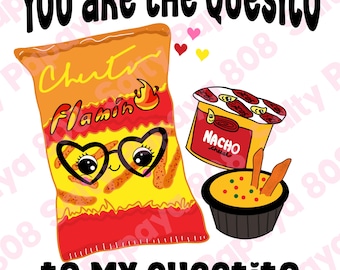 Hot, spicy chips, mexican snacks, PNG, nachos, salsa, jalapeño, Cheetito, Valentine’s Day, tshirt digital file, kawaii, Valentine’s Day