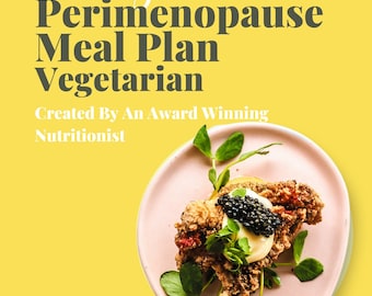 28 Day Pescatarian Perimenopause Meal Plan by Award Winning Nutritionist