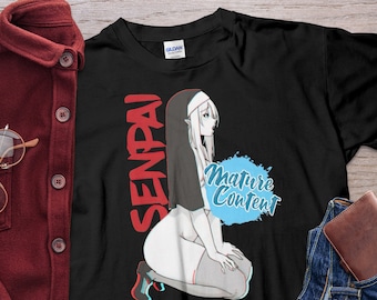 Non Ecchi Waifu Unholy Nun Shirt, uniseks T-shirt