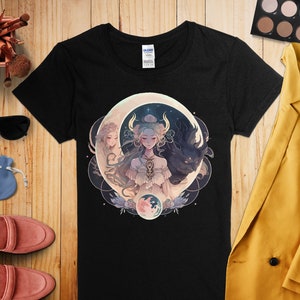Hecate goddess of witchcraft Shirt Hecate and moon goddess T-Shirt, hecate goddess, witchcraft hecate, moon goddess t-shirt