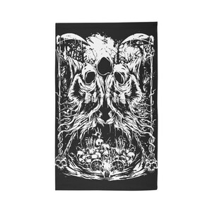 Death&#39;s Skull Dobby Rug